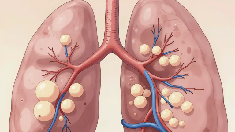 Visual representation of "alveolus" - A tiny air space in the lungs where oxygen is exchanged for carbon dioxide.
