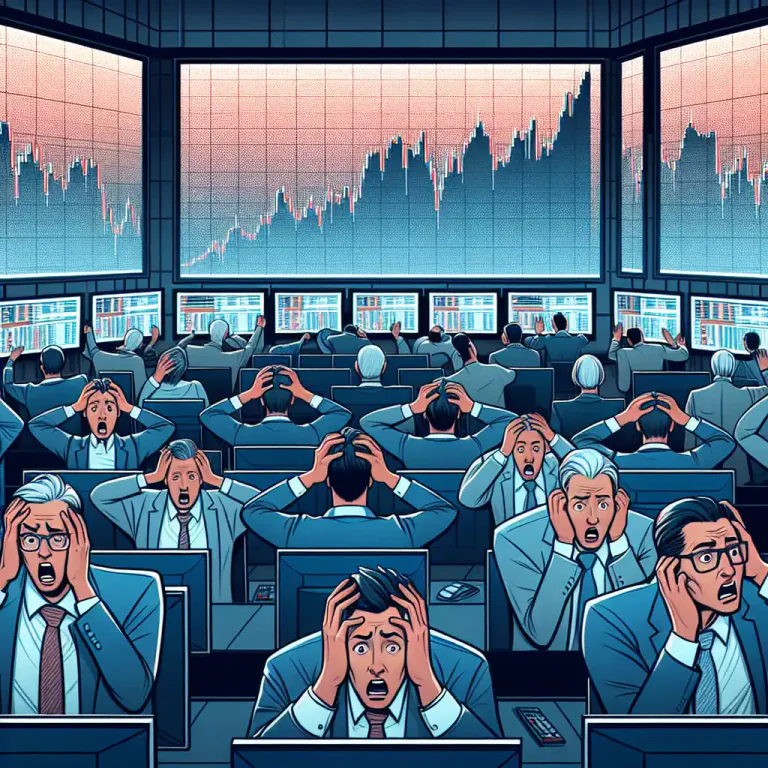 Visual representation of "jittery" - Reacting excessively to situations or the unexpected