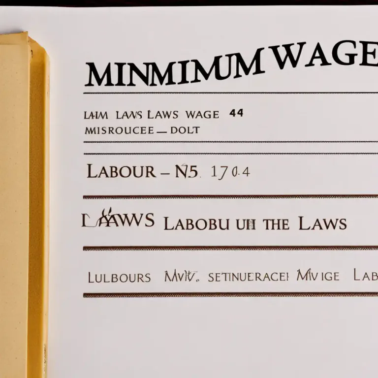 Visual representation of "minimum" - The least amount of wage legally payable to workers.