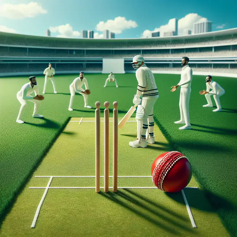 Visual representation of "infield" - The area of a cricket field that is close to the wickets
