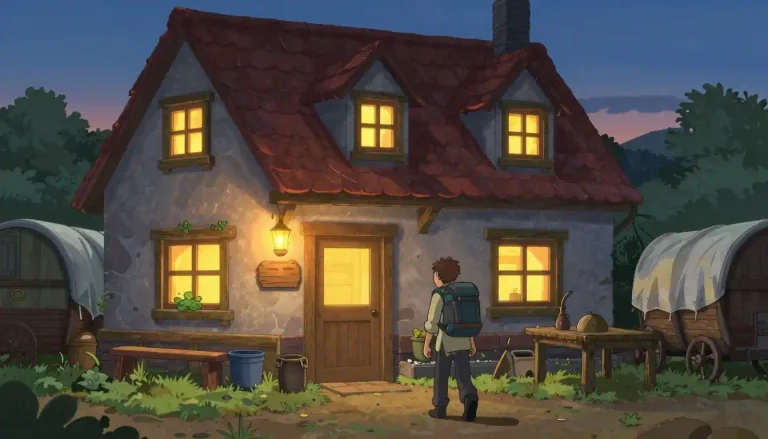 Visual representation of "hostelry" - A place, like a hotel or inn, where people can pay to stay