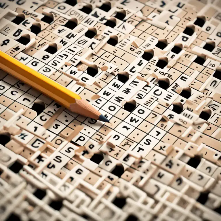 Visual representation of "cryptic" - Used to describe a type of crossword puzzle in which the answers are suggested indirectly rather than directly.