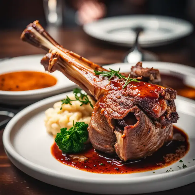 Visual representation of "shank" - A cut of meat from the lower part of an animal's leg