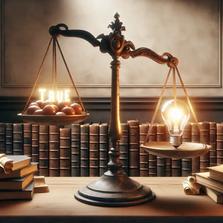 Visual representation of "proposition" - A statement in logic which can be true or false.