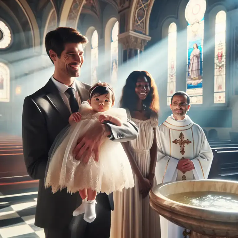 Visual representation of "compadre" - In Spanish-speaking cultures, the godfather of one's child or the father of one's godchild.