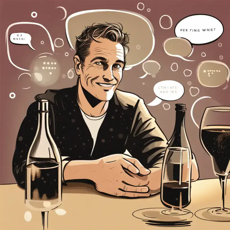 Visual representation of "loosen somebody’s tongue" - To make someone talk more freely, usually by making them feel relaxed.