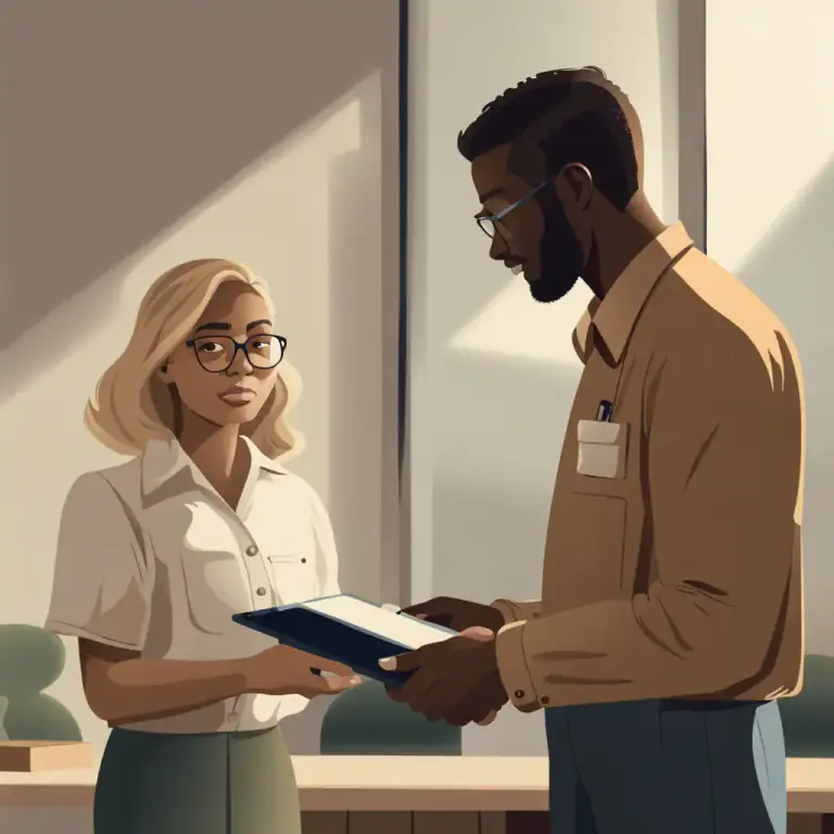 Visual representation of "I give you…" - To make someone responsible for something