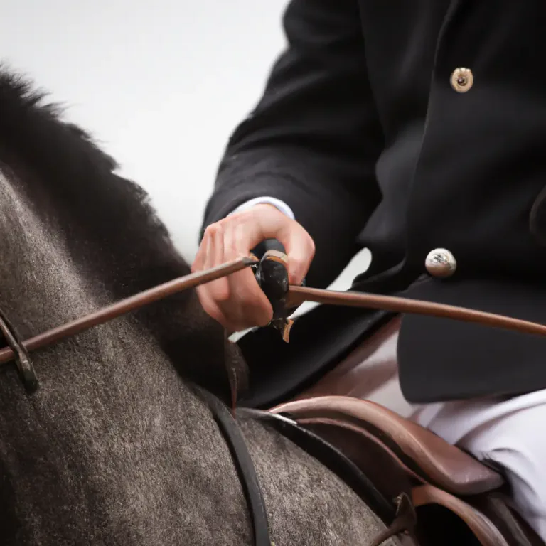 Visual representation of "crop" - A short whip used when riding horses.