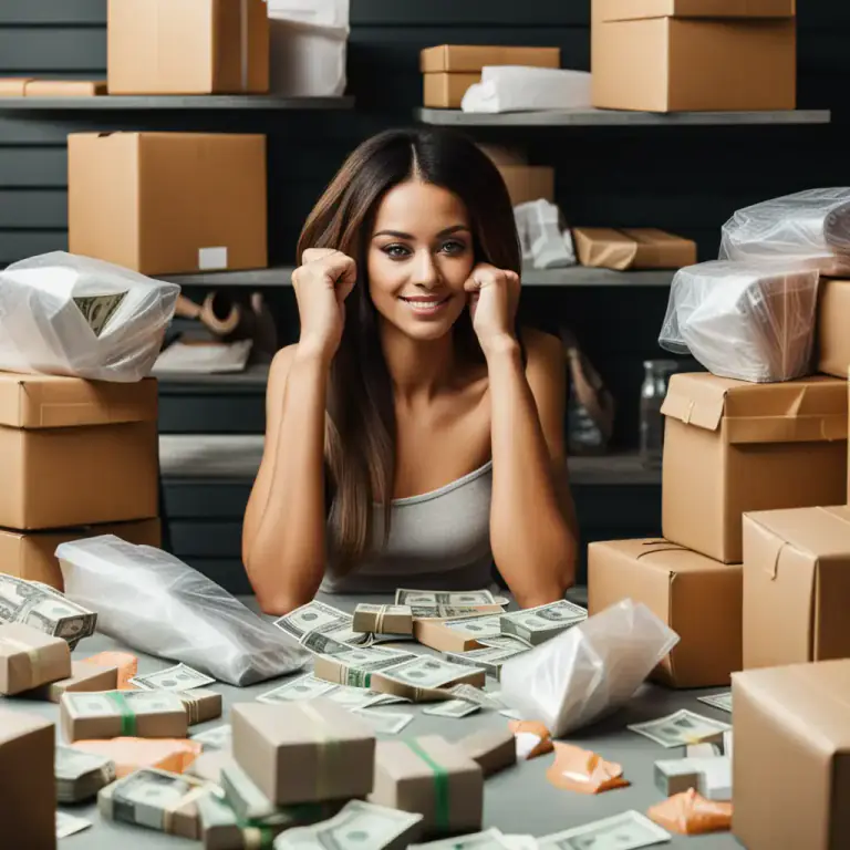 Visual representation of "be doing well" - Making a significant amount of money from a particular endeavour
