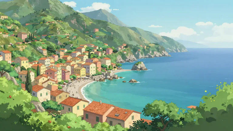 Visual representation of "ligurian" - Relating to Liguria, a coastal region in northwestern Italy, known for its beautiful landscapes and rich cultural heritage.