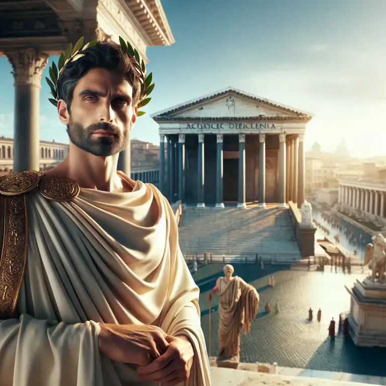 Visual representation of "patrician" - A wealthy upper-class citizen of ancient Rome.