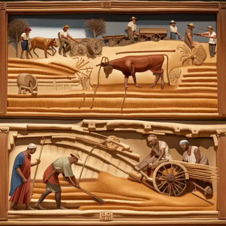 Visual representation of "agricultural" - Relating to the science or practice of activities connected with farming