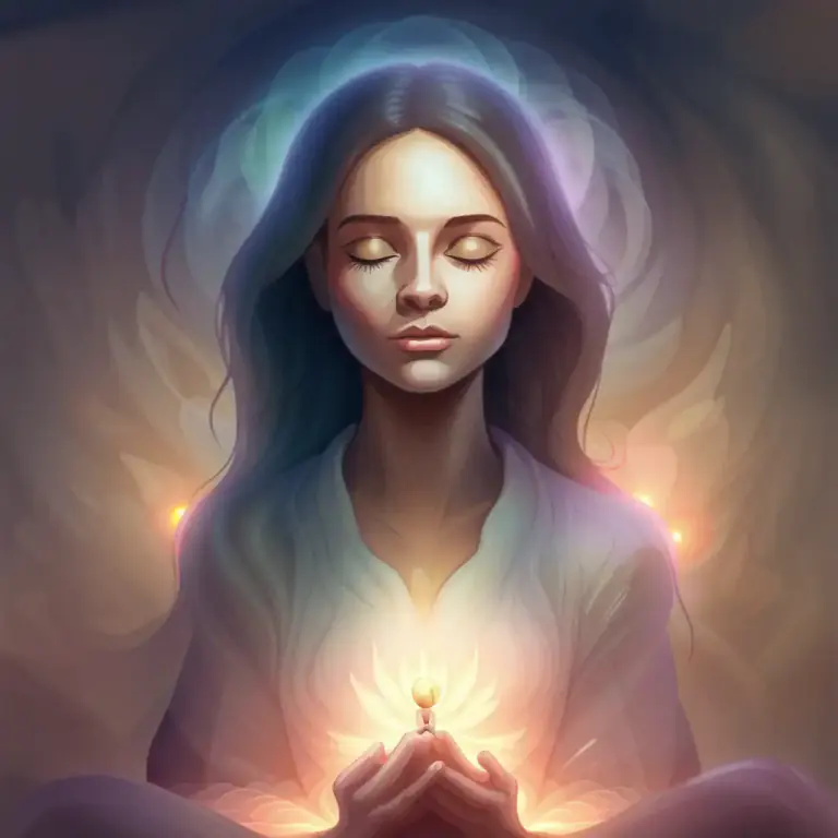 Visual representation of "peace" - Quiet and calm state of mind