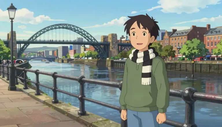 Visual representation of "geordie" - A native or inhabitant of Newcastle-upon-Tyne, England.