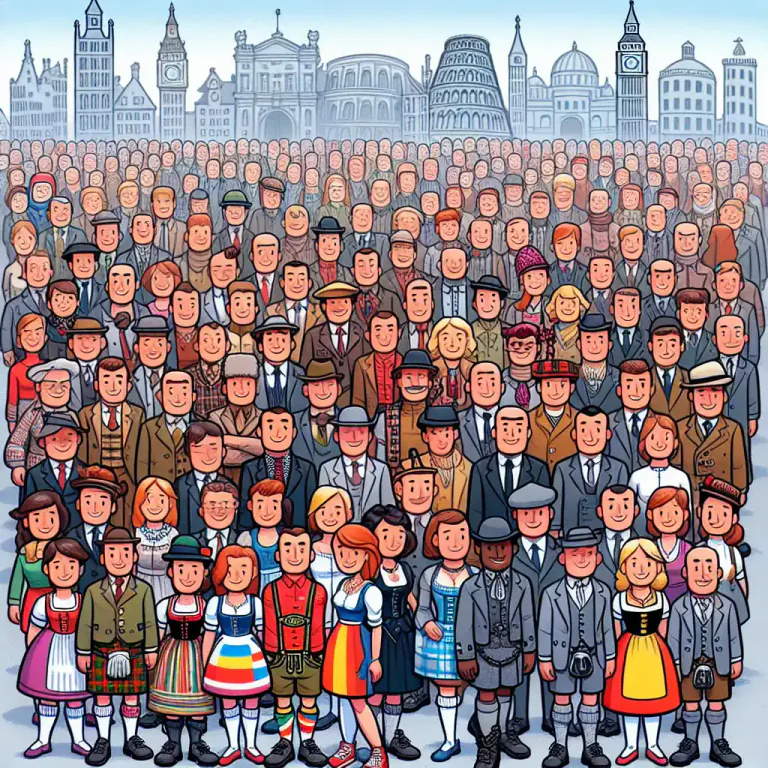 Visual representation of "homogenized" - In social terms, made to become uniform or similar, losing individual or cultural differences