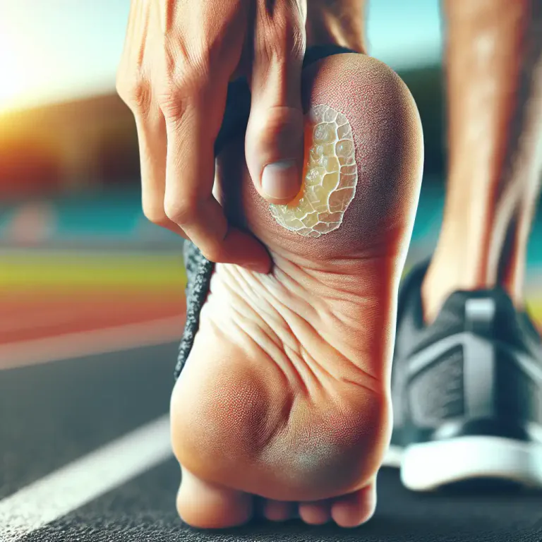 Visual representation of "callous" - Hardened skin in an area subjected to friction