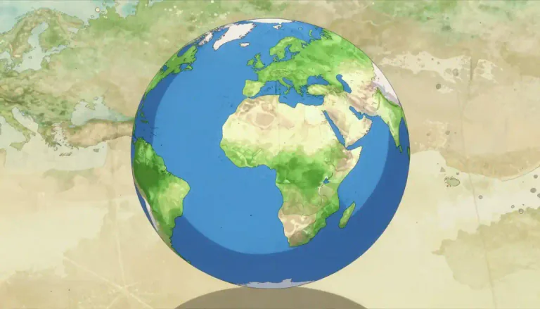 Visual representation of "ellipsoid" - In geodesy, an ellipsoid is used to represent the Earth as a geometrically simplified shape.