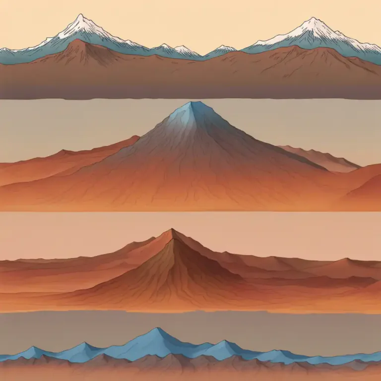 Visual representation of "uplift" - In geology, the vertical elevation of the Earth's surface due to natural causes