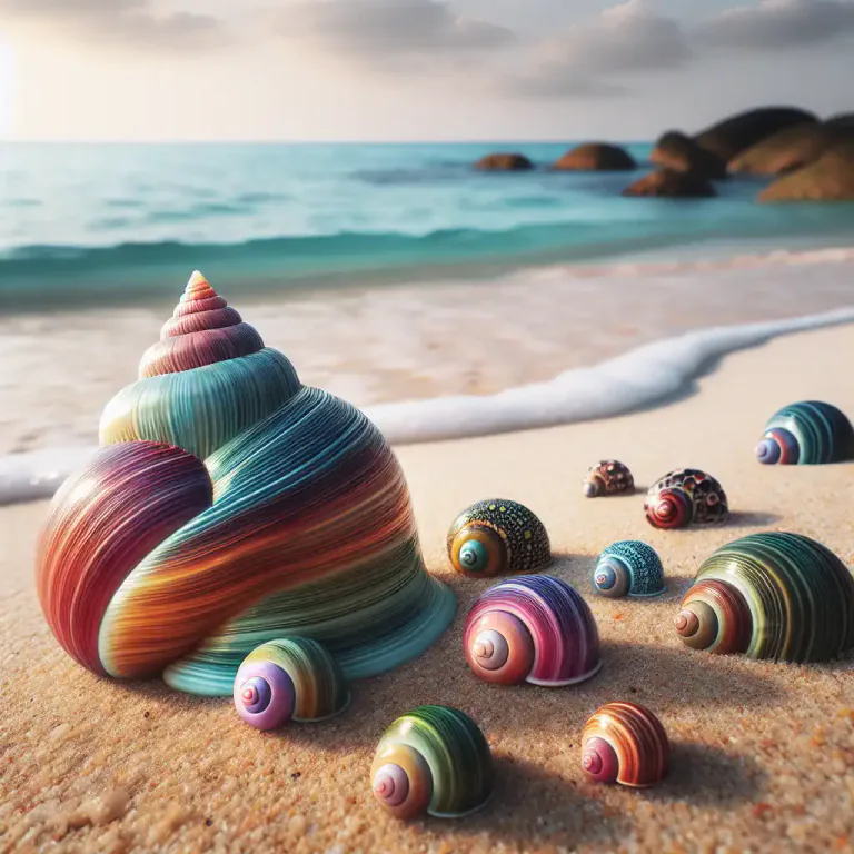 Visual representation of "anomia" - A type of earless sea snail.