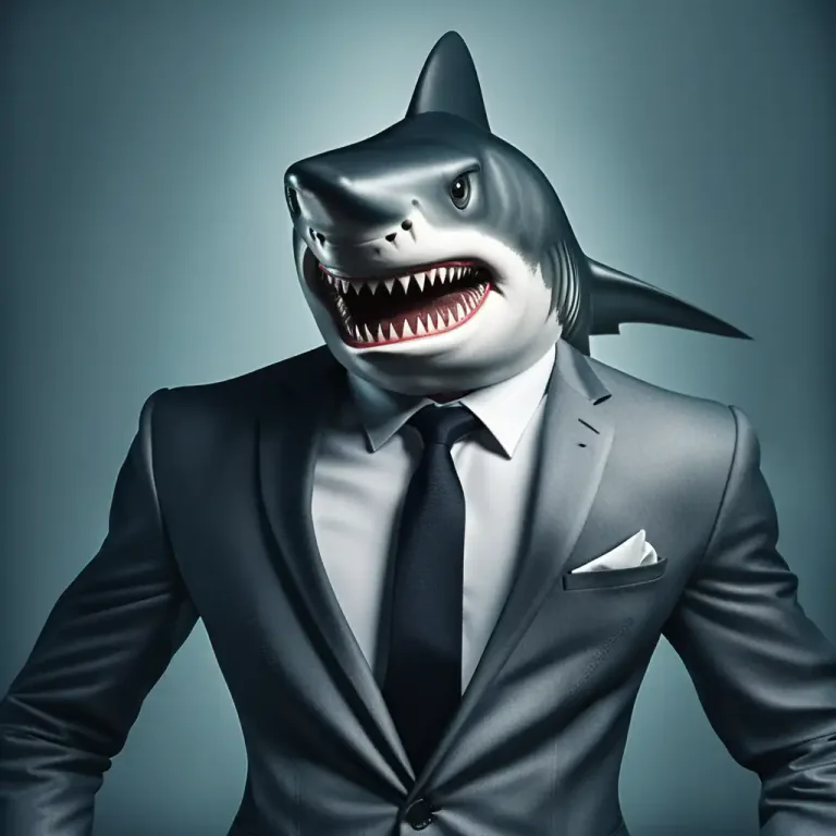 Visual representation of "gangster" - Someone who's ruthless in their business dealings.
