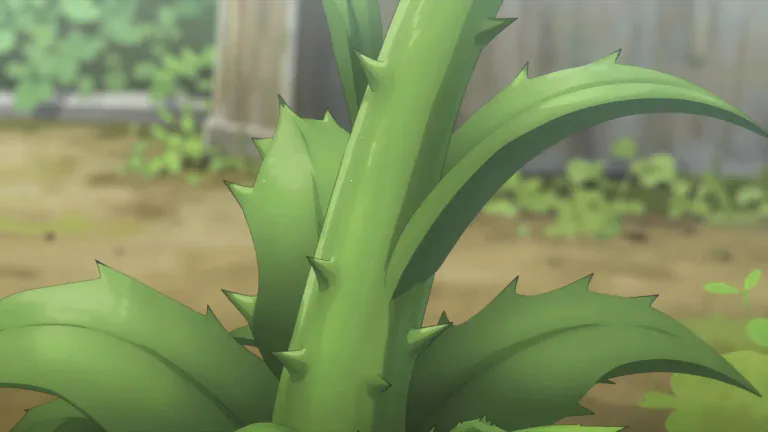Visual representation of "spiky" - Covered with points or sharp edges sticking out.