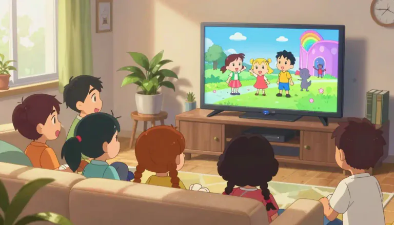 Visual representation of "nickelodeon" - A television network aimed primarily at children and adolescents, known for its animated series, live-action shows, and movies.