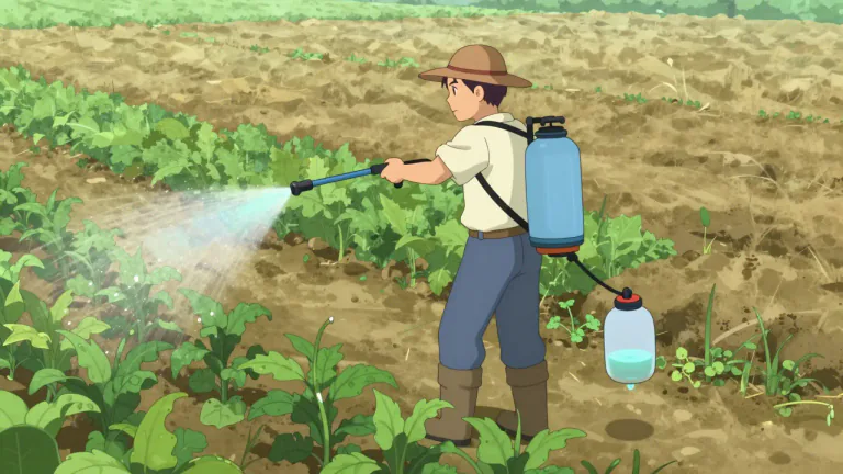 Visual representation of "adjuvant" - A substance that enhances the effectiveness of a pesticide or herbicide.