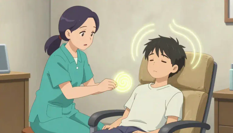 Visual representation of "hypnotherapy" - A type of therapy that uses hypnosis to help people overcome problems, like stress, anxiety, or unwanted habits.
