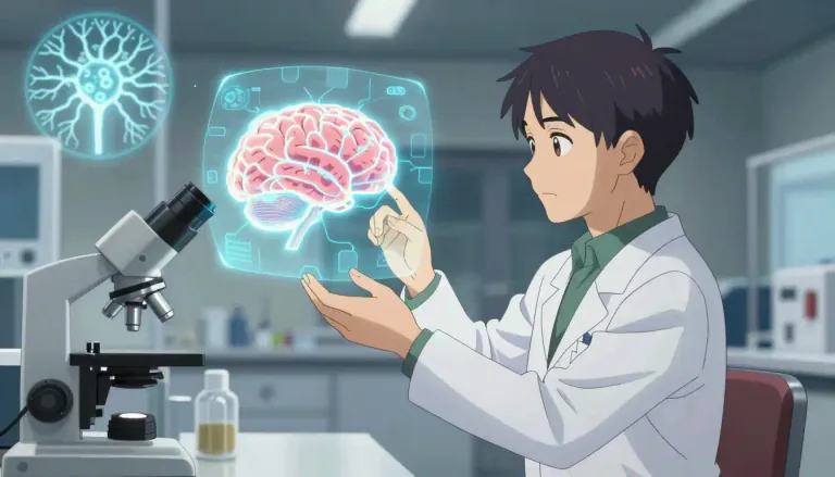 Visual representation of "neurobiologist" - A neurobiologist is a scientist who studies the biology of the nervous system and its impact on behavior and cognitive functions.