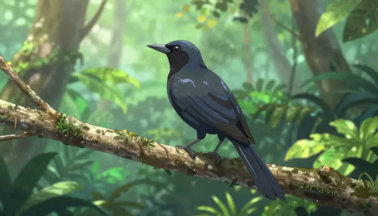 Visual representation of "drongo" - A type of bird, mostly found in the Old World tropics.