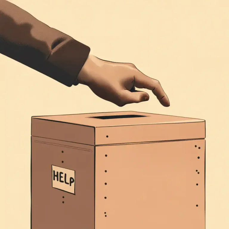 Visual representation of "decline" - To say no to an offer or invitation
