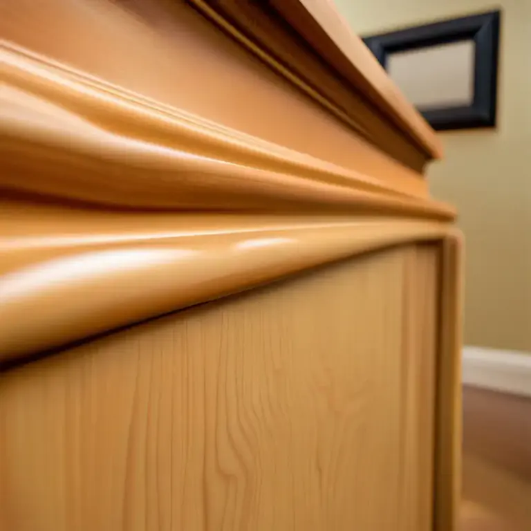 Visual representation of "beading" - A narrow piece of molding or wood with a convex shape.