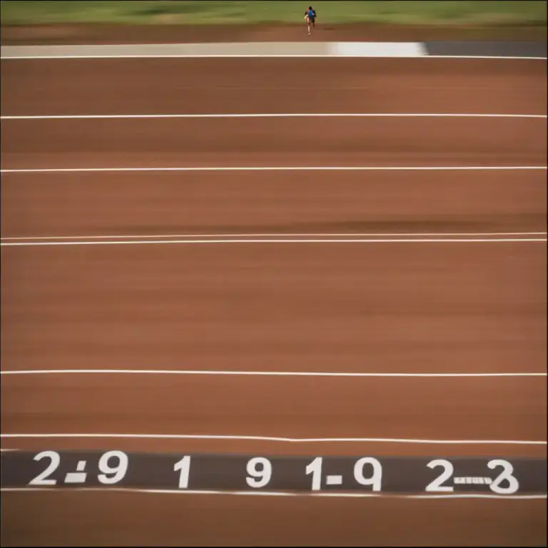 Visual representation of "nineteenth" - The number 19 in a series, such as a race or competition
