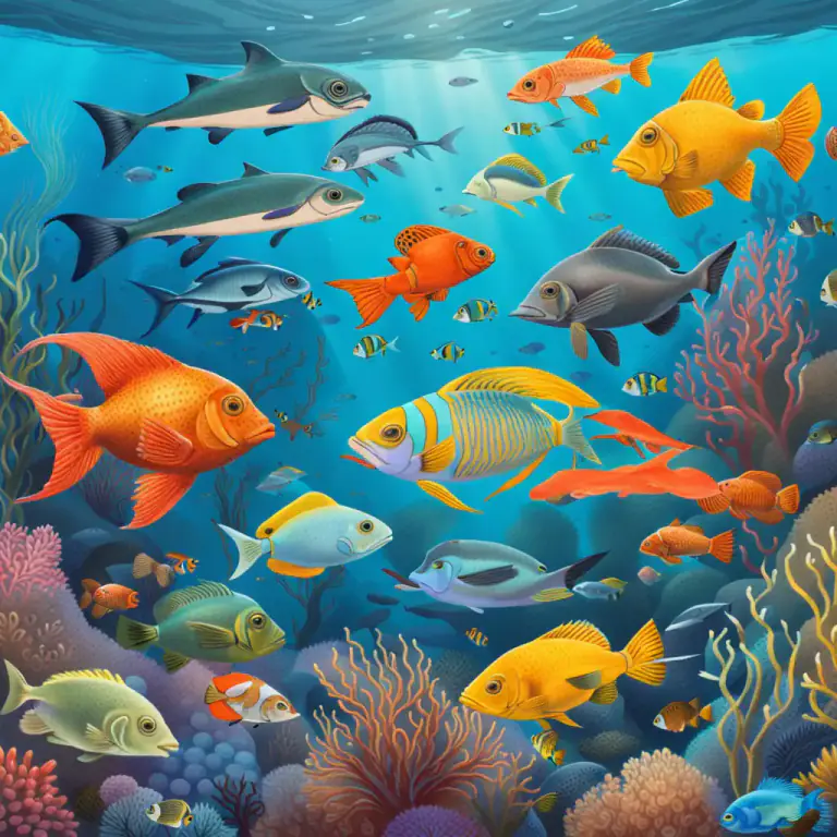 Visual representation of "live together" - Different species sharing the same habitat.