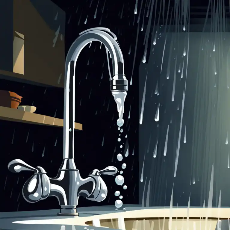 Visual representation of "drip" - To let liquid fall in drops