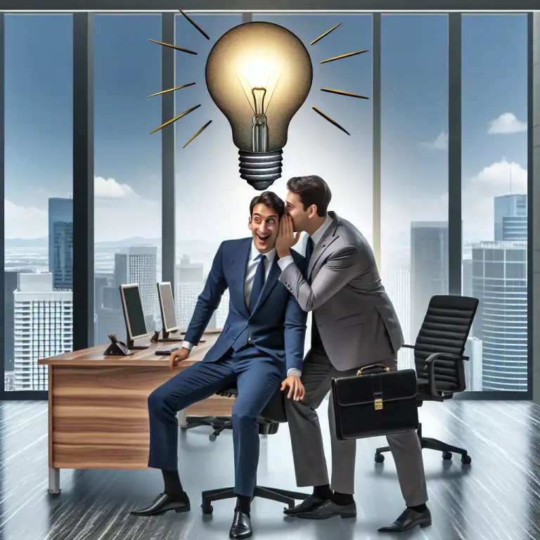 Visual representation of "contrivance" - A plan or scheme for accomplishing something