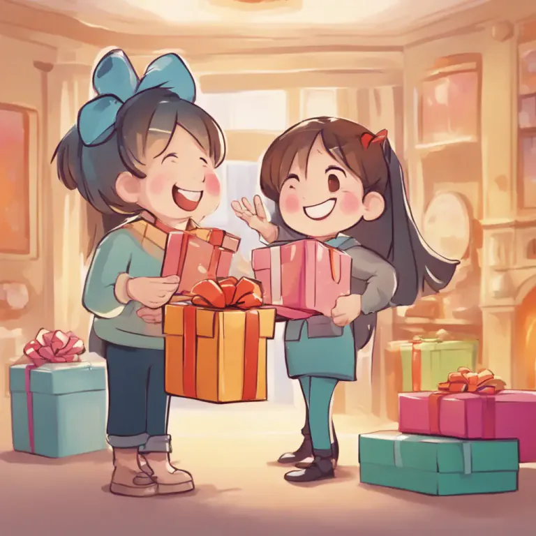 Visual representation of "I give you…" - To give something to someone