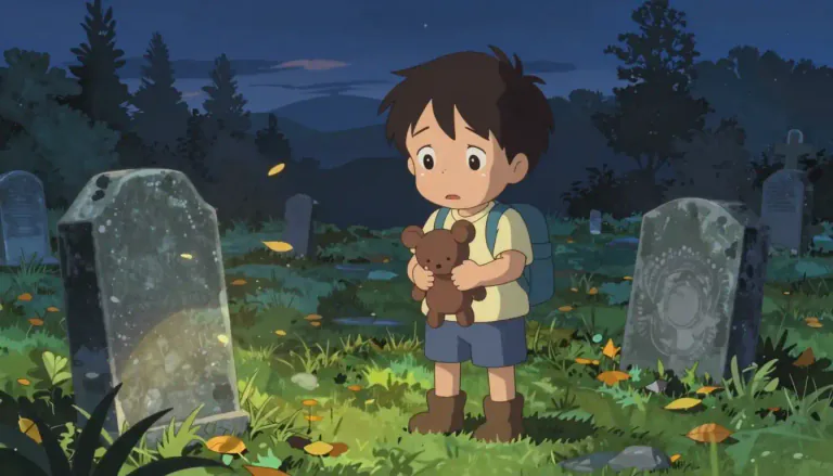 Visual representation of "orphan" - A child whose parents are dead