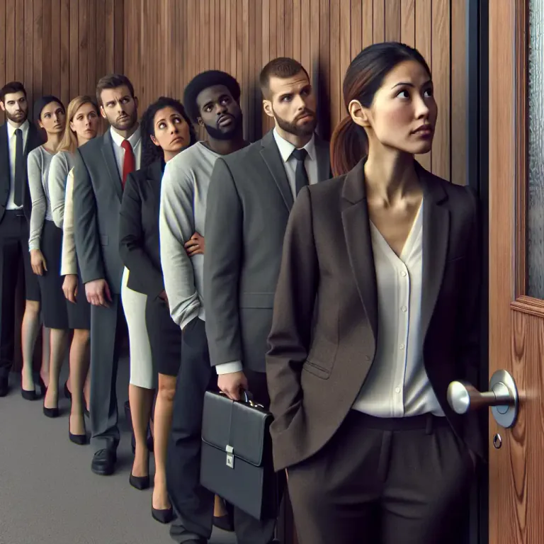 Visual representation of "next" - The next person or thing.