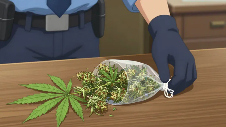 Visual representation of "hemp" - A drug, made from parts of the hemp plant, that is illegal in many places.