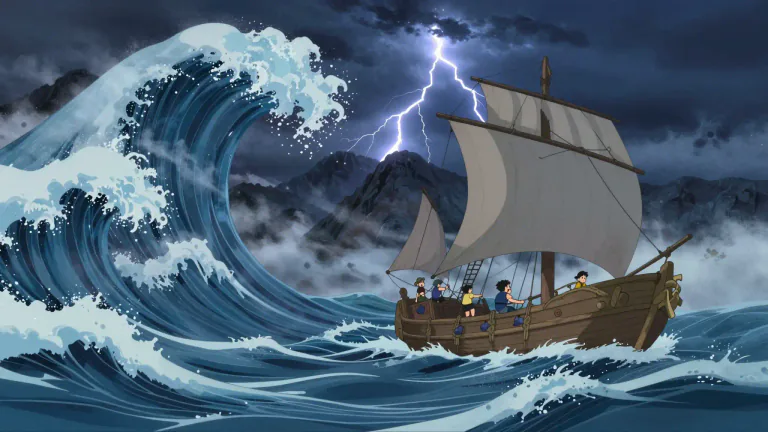Visual representation of "tremendous" - Causing awe or terror, fearsome