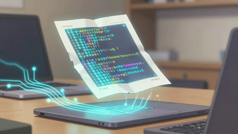 Visual representation of "snippet" - A small piece of code used in programming.