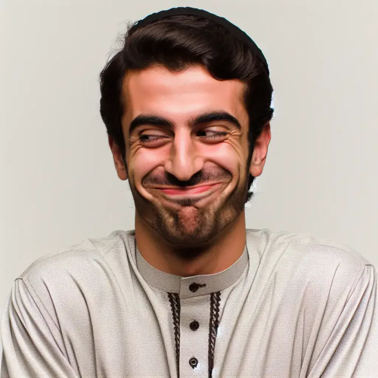 Visual representation of "neigh" - To laugh in a scornful or derisive manner