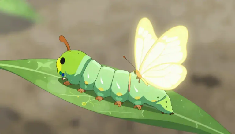 Visual representation of "metamorphose" - To change in form or character