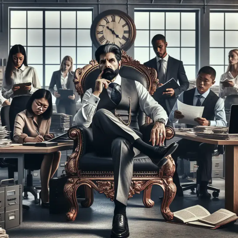 Visual representation of "tyranny" - A situation in which there is too much control by one person or group