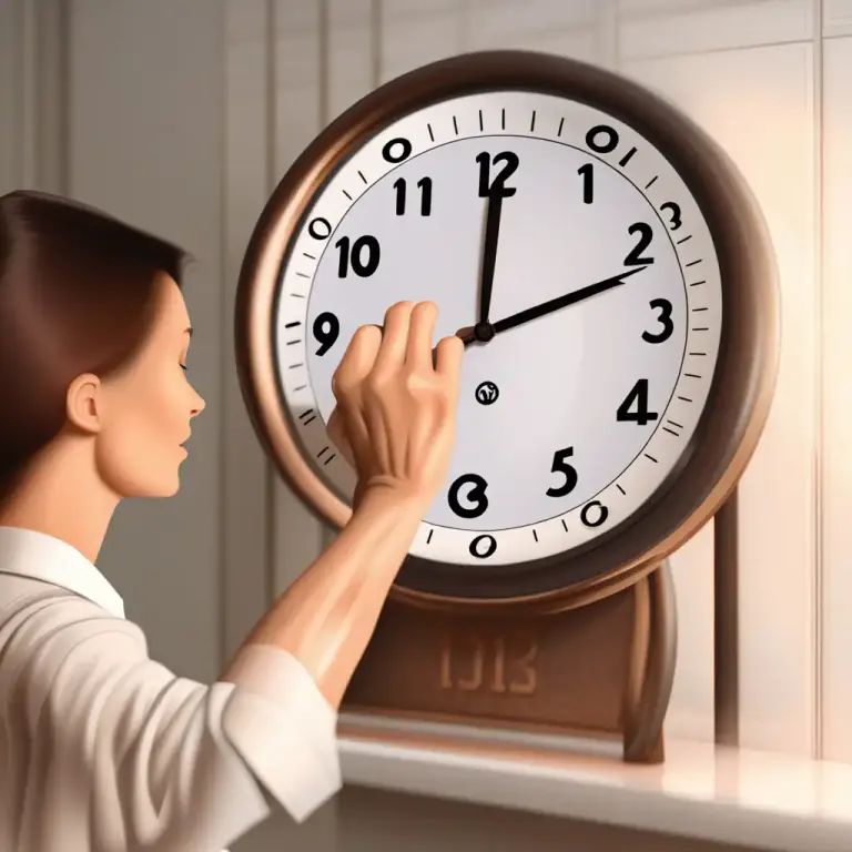 Visual representation of "put the clocks forward/back" - To adjust the time on one's clocks to account for Daylight Saving Time