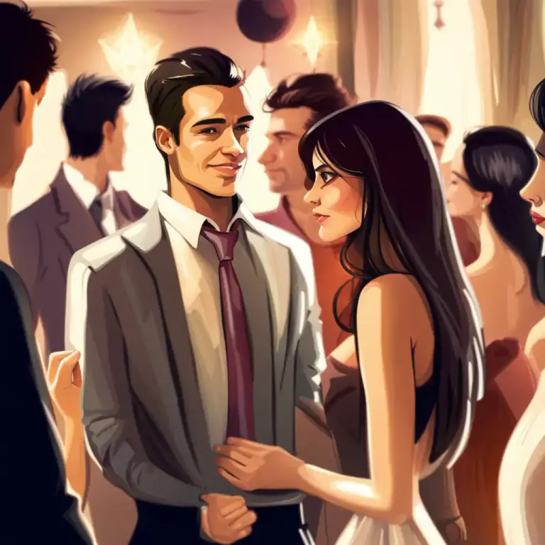 Visual representation of "make a, your, etc. move" - To show romantic or sexual interest in someone