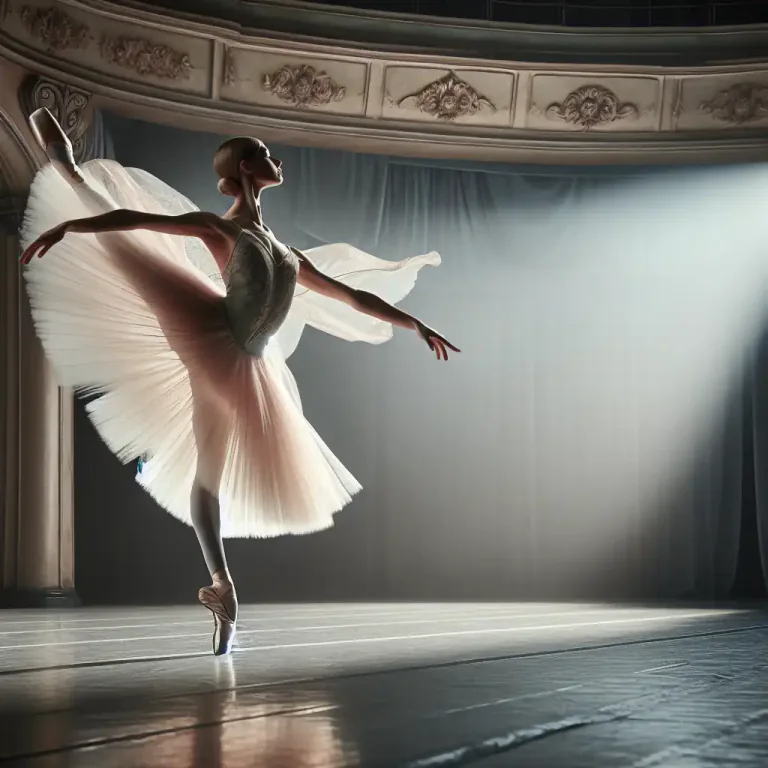 Visual representation of "chasse" - A ballet movement where you quickly glide your feet one after the other