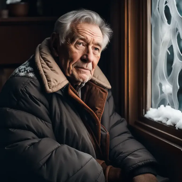 Visual representation of "winter" - The years of a person's age measured in winters