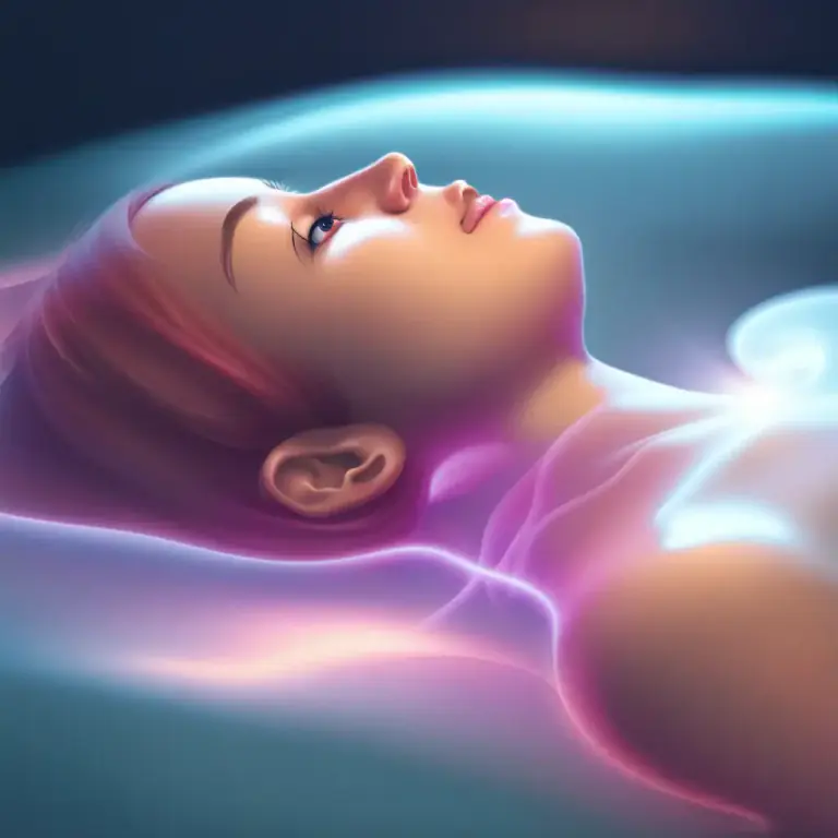Visual representation of "be/feel like jelly" - To feel very relaxed and comfortable.